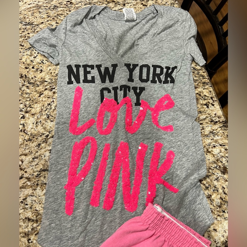 PINK shirt and Sophie shorts